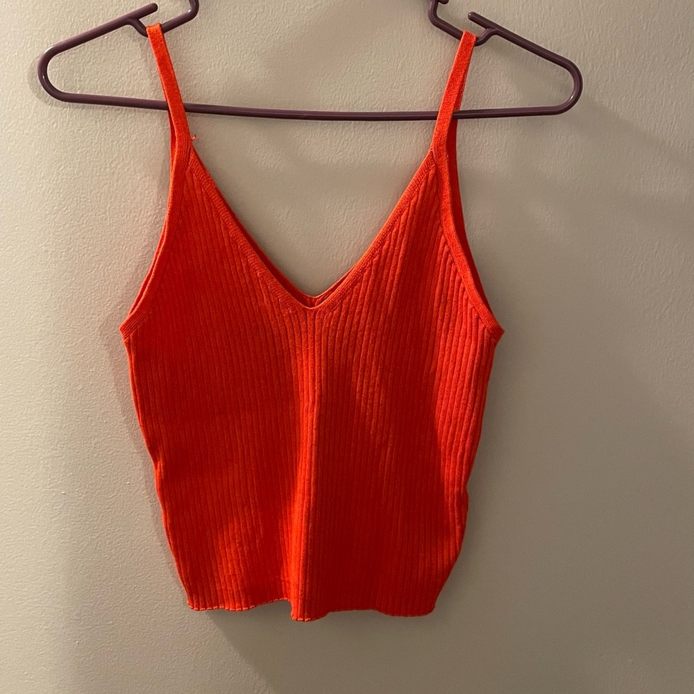 Nice Crop V Neck Sweater Tank…